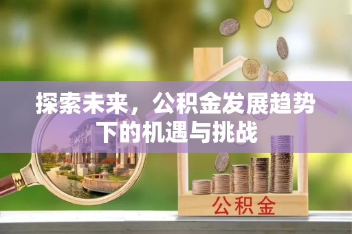 犍为探索未来，公积金发展趋势下的机遇与挑战