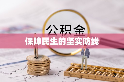犍为保障民生的坚实防线